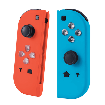 Wireless Switch Controllers Compatible With OLED/Lite, Support Wake-up and 6-Axis Gyro With Wrist Straps (Red and Blue)
