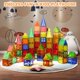 Terra Magnet Toys for 3 Year Old Boys and Girls Magnetic Blocks Building Tiles STEM Learning Toys Montessori Toys for Toddlers Kids