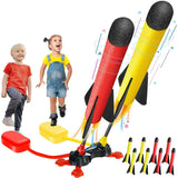 Terra Duel Toy Rocket Launcher for Kids with 8 Foam Rockets, Kids Toys - Shoot Up to 100 Feet, Outdoor Air Rocket Gifts Toys for 4, 5, 6, 7, 8, 9, 10, 11 Year Old Boys Girls