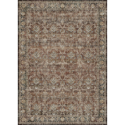 WIPONKEN 5x7 Area Rugs for Living Room Bedroom Dining Room Office Farmhouse, Machine Washable Non Slip Vintange Persia Rug