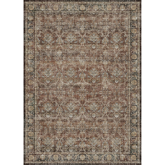 WIPONKEN 5x7 Area Rugs for Living Room Bedroom Dining Room Office Farmhouse, Machine Washable Non Slip Vintange Persia Rug
