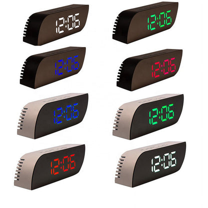 EvoFine Digital Alarm Clock, Large LED Display, Adjustable Brightness, Night Mood Function