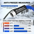 Ktoebyco 15FT Heated Water Hose for RV, Self-Regulating Anti-Freeze Hose -45°F, Lead & BPA Free