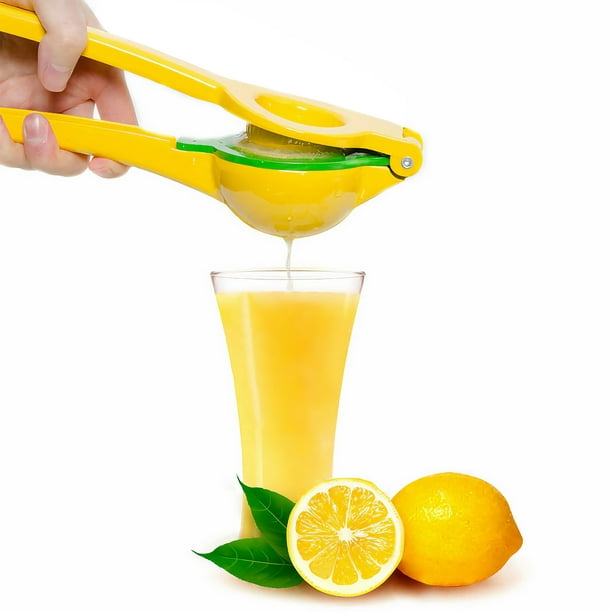 Gianna Aluminum Built 2 in 1 Lemon Lime Juicer with Long Hand Press Squeezer for Seedless Juice