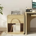 Bestier Nightstands Set of 2 with Charging Station, Modern Bedside Table End Table with Storage Drawer & Open Shelf for Bedroom Living Room Dorm Office, Natural