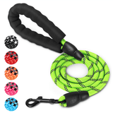 UrbanX 4FT Strong Dog Leash with Comfortable Padded Handle and Highly Reflective Threads for Labradane and other Large Mixed Breed Dogs - Green