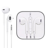 Earbuds with Remote and Mic and Remote Earbud Headphones White