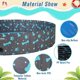 Intera Foldable Dog Swimming Pool - Portable Collapsible PVC Pet Bathing Tub for Large Dogs Cats
