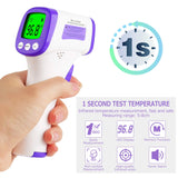 Thermometer, Non-Contact Forehead Thermometer for Adult, Kids, Baby, Accurate Instant Readings No Touch Infrared Thermometer with 3 in 1 Digital LCD Display for Face, Ear, Body