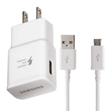 Adaptive Fast Wall Adapter Micro USB Charger for BLU C5L Bundled with UrbanX Micro USB Cable Cord 6ft Super Fast Charging Kit - White