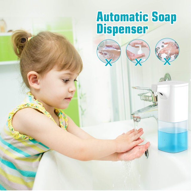 EvoFine Automatic Soap Dispenser – Touchless Foaming Soap Dispenser 400ml USB Rechargeable Dispenser