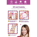 William Bracelet Making Kit for Girls, Arts and Crafts Toys for Kids Age 6 7 8 9 10 11 12 Years Old, Bracelet String and Rewarding Activity, DIY Christmas and Birthday Gifts for Teen Girls