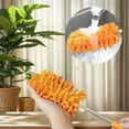 IESWKP Microfiber Duster for Cleaning with 2 Replaceable Heads, Car Duster Washable Dusters Extendable & Detachable Pole for Effortless Cleaning - Home, Car, Ceiling Fan, Furniture
