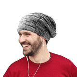 Alexander Winter Slouchy Beanie Hat for Women & Men, Knit Soft Cozy Oversized Warm Hats, One Size, Gray