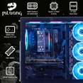 Mloong Gaming PC Desktops AMD Ryzen5 5500, Radeon RX 6600 8GB, 1TB SSD, 16GB RAM, 650W, Win11, WiFi, Black