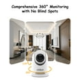 Oldtan WiFi Security Indoor Camera - 2.5K HD Baby Monitor for Home, 2-Way Audio, Auto Tracking
