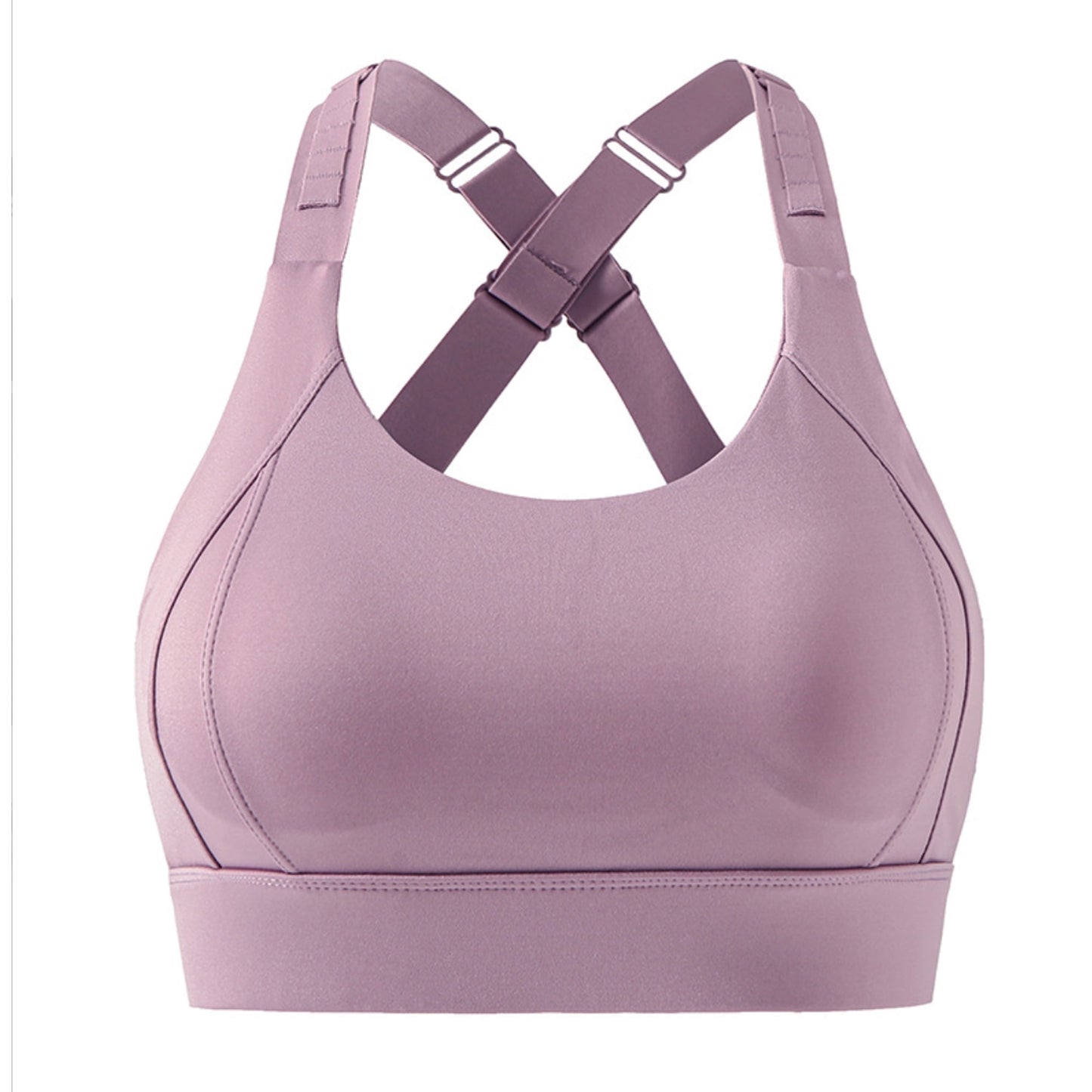 SOMER High Impact Sports Bra for Women Padded Seamless Workout Bra Adjustable Supportive Tank Top for Running Yoga Gym Fitness and Everyday Comfort