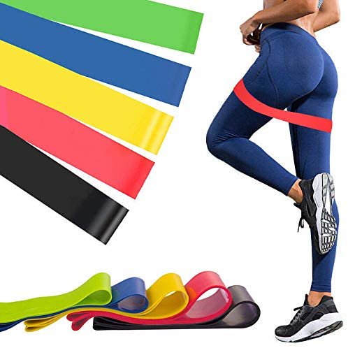 Terra Resistance Loop Bands Set includes 5 Exercise Bands and 1 Carrying Bag