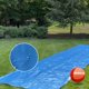 Terra 8 Feet Wide & 30 Feet Long super fun Slip Lawn Water Slide XXL, for teens and grownups, Powder Blu with steady Hold Stakes