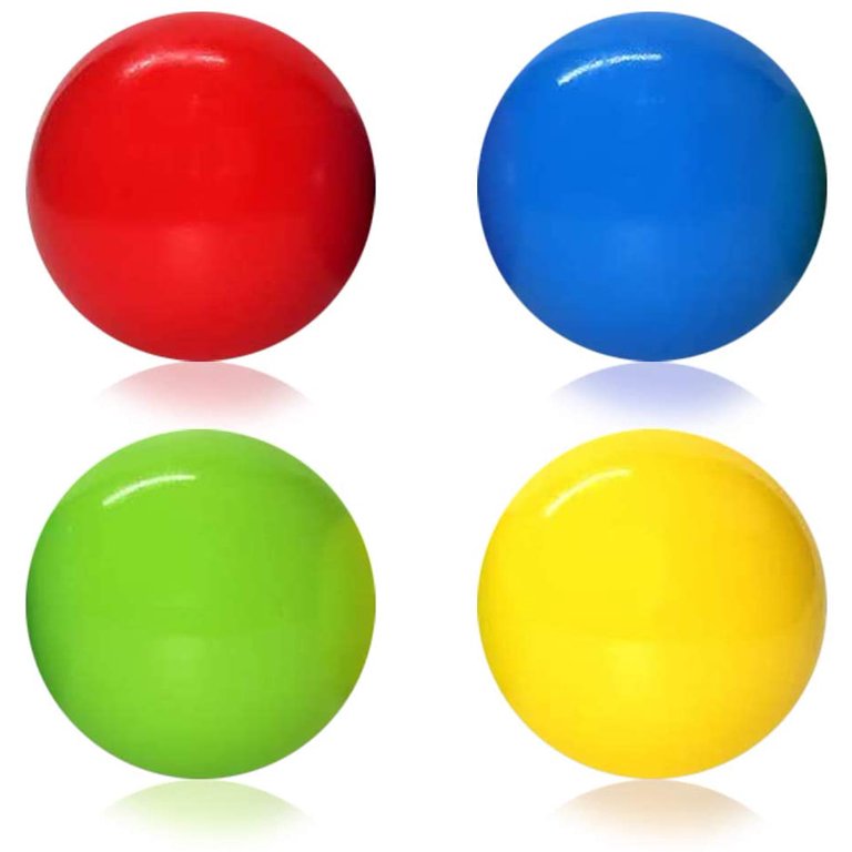 Lotus Comfortable, Self-Soothing and Relaxing Activity 4Pcs Sticky Balls for Adults and Kids Fun (Regular)