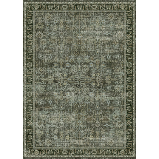 WIPONKEN 5x7 Area Rugs for Living Room Bedroom Dining Room Office Farmhouse, Machine Washable Non Slip Vintange Persia Rug