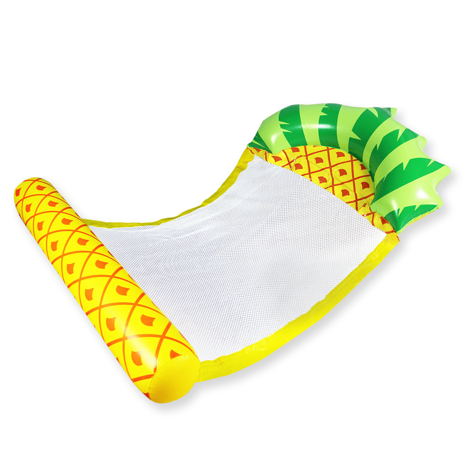 Layla Pineapple Pool Party Float Beach Pool Inflatable Floating Pool Deck Chair Decorative Toys for Adults and Children