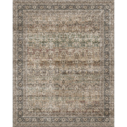 BERTHMEER Vintage Large Area Rugs 8’x10' Clearance for Living Room Bedroom Office Dining Room Farmhouse Brown Oriental Rugs Non Slip Traditional Distressed Rugs
