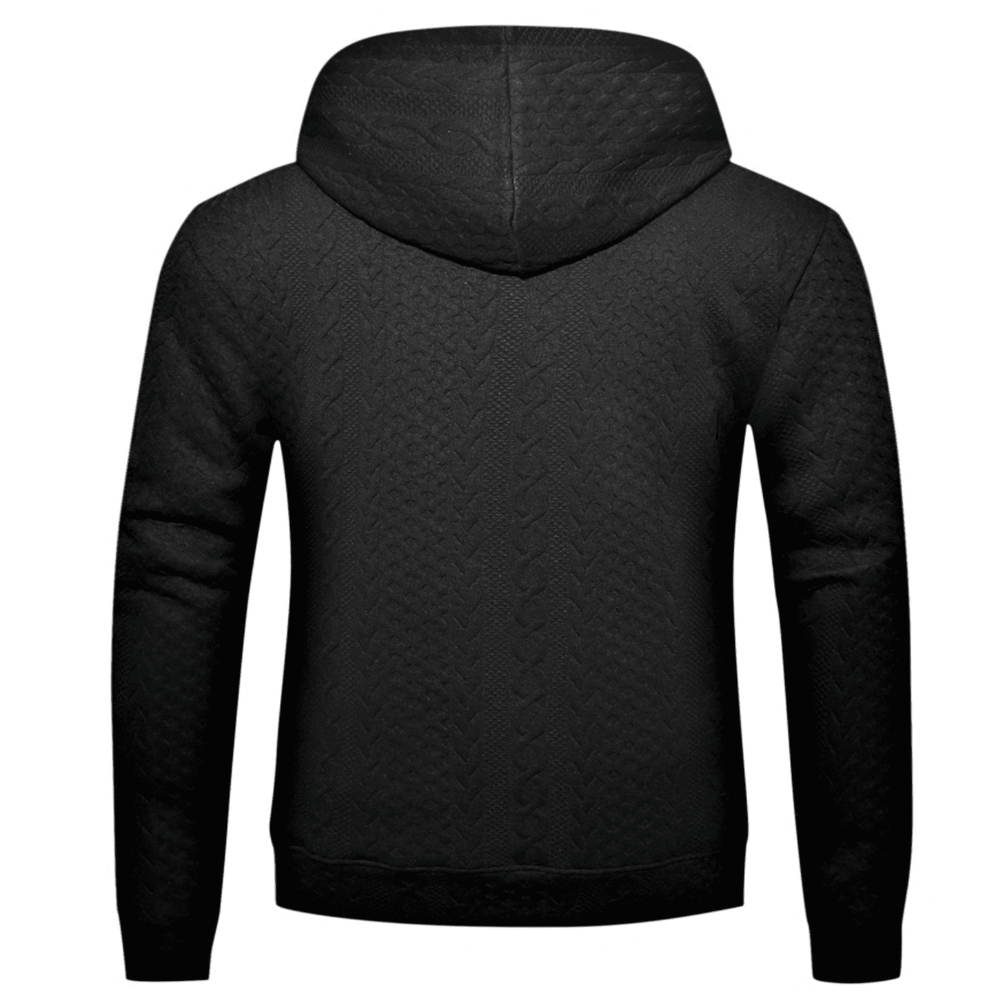 Men's Hoodies Pullover Sweatshirt Lightweight Winter Warm Long Sleeve Coat Hoodie Fashion Black