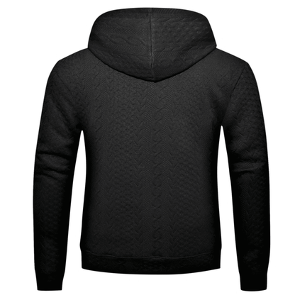 Men's Hoodies Pullover Sweatshirt Lightweight Winter Warm Long Sleeve Coat Hoodie Fashion Black