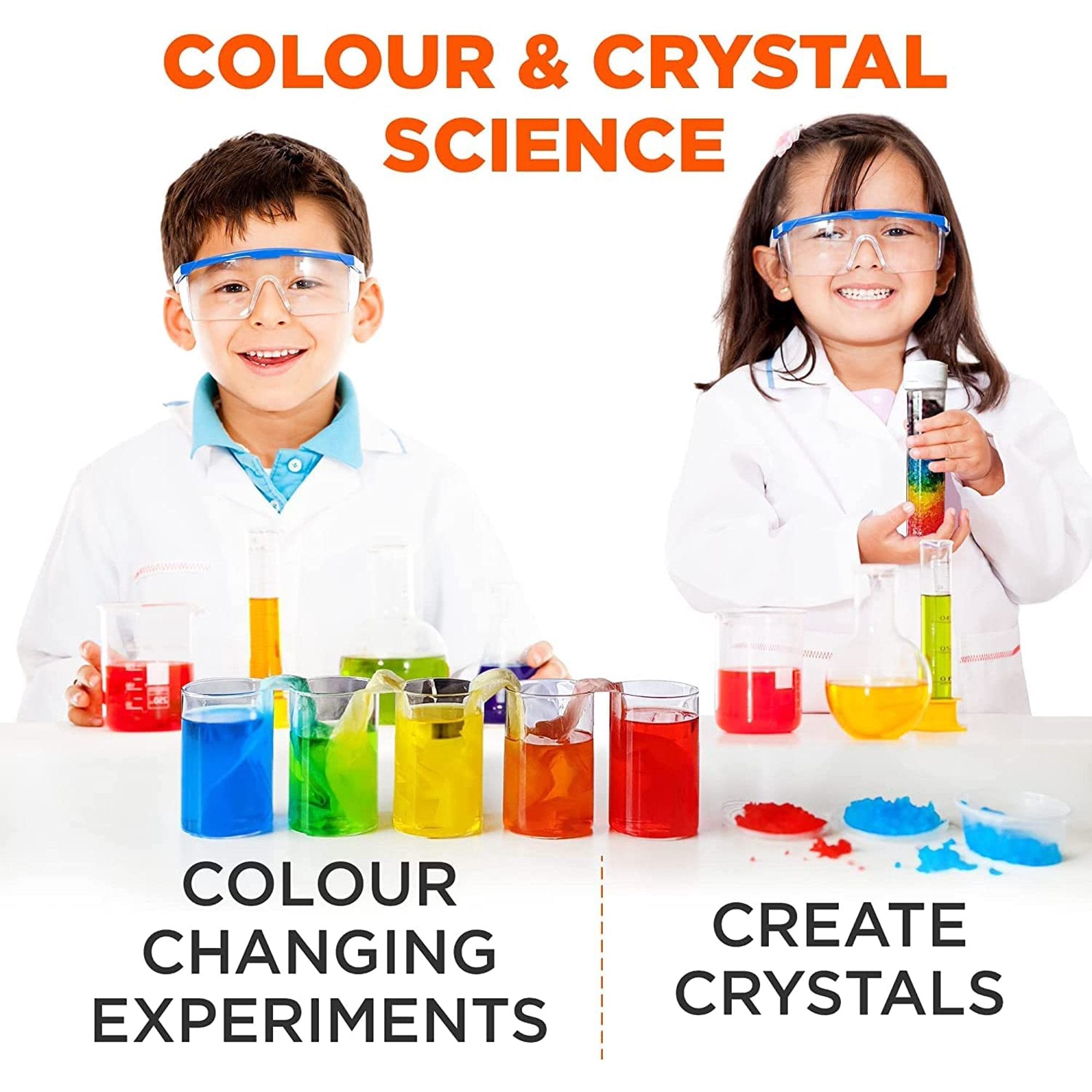 Terra Science Experiment Kit For Kids Aged 6-8-12-14 |Gift for 6-7 Year Old Boys & Girls| Chemistry Kit Set For 6-14 Year Olds