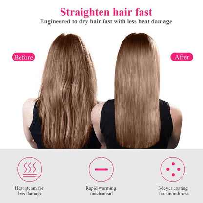 One Step Hair Dryer and Volumizer Hot Air Brush, 3 in 1 Hot Air Brush Comb for Fast Drying Unique Brush