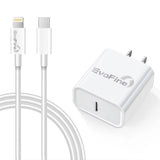 iPhone 14 Charger- 20W iPhone Chargers Fast Charging [MFi-Certified] with USB-C Blocks and 3Ft iPhone Charger Cords Compatible with iPhone 14/13/12/11, iPad & More