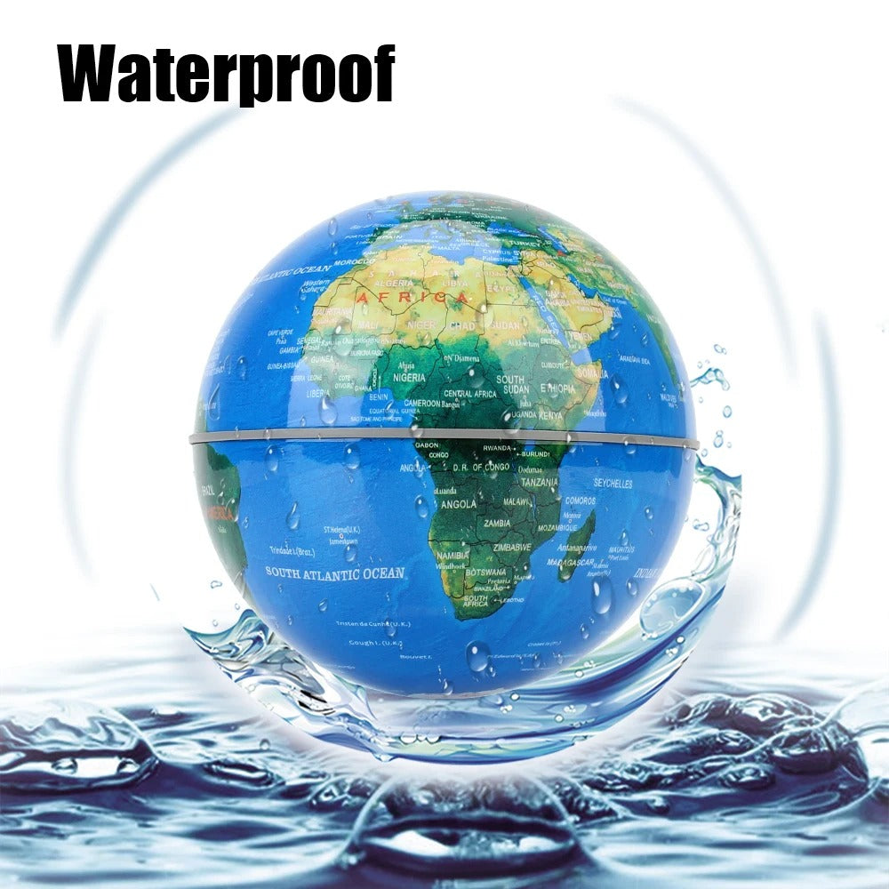 Magnetic Levitation Floating World Map Globe with C Shape