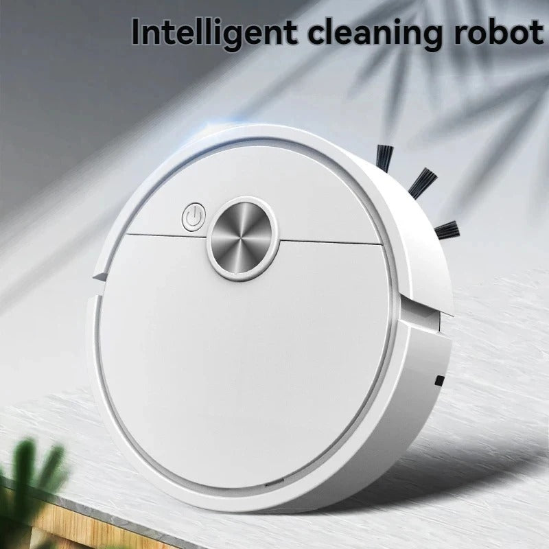 EvoFine 2026 Smart Sweeping Robot – 5-in-1 Automatic Vacuum & Mop, USB Rechargeable Floor Cleaner