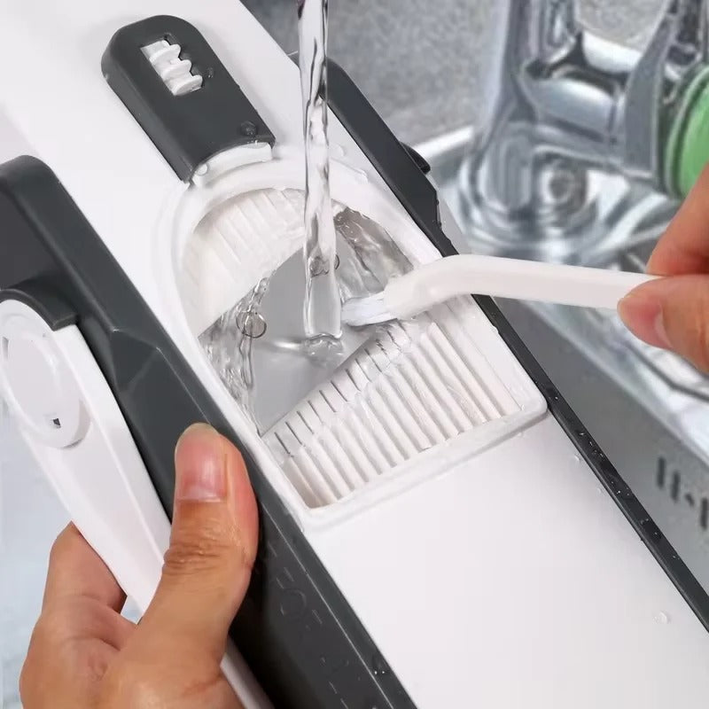 5-in-1 Manual Vegetable Cutter – Multifunction Slicer, Chopper, Shredder & French Fry Maker