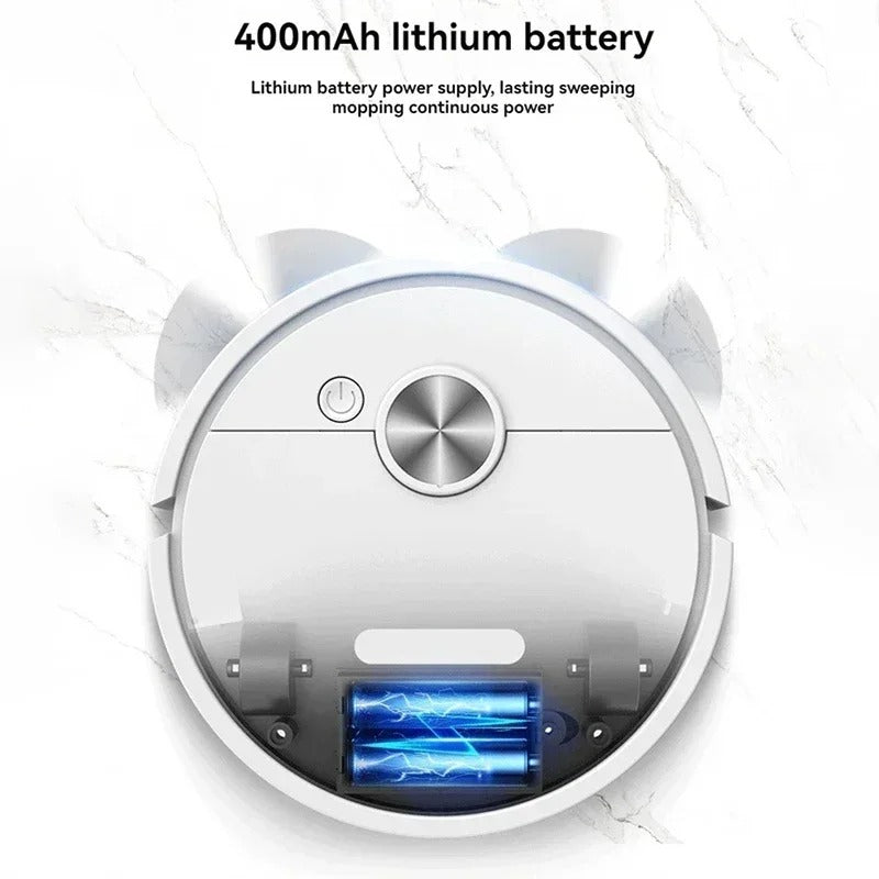 EvoFine 2026 Smart Sweeping Robot – 5-in-1 Automatic Vacuum & Mop, USB Rechargeable Floor Cleaner