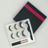 3 Pairs Magnetic Eyelashes and Eyeliner Kit Eyelashes EvoFine 