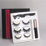 3 Pairs Magnetic Eyelashes and Eyeliner Kit Eyelashes EvoFine 5C-11-12-18 