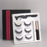3 Pairs Magnetic Eyelashes and Eyeliner Kit Eyelashes EvoFine 5C-14 
