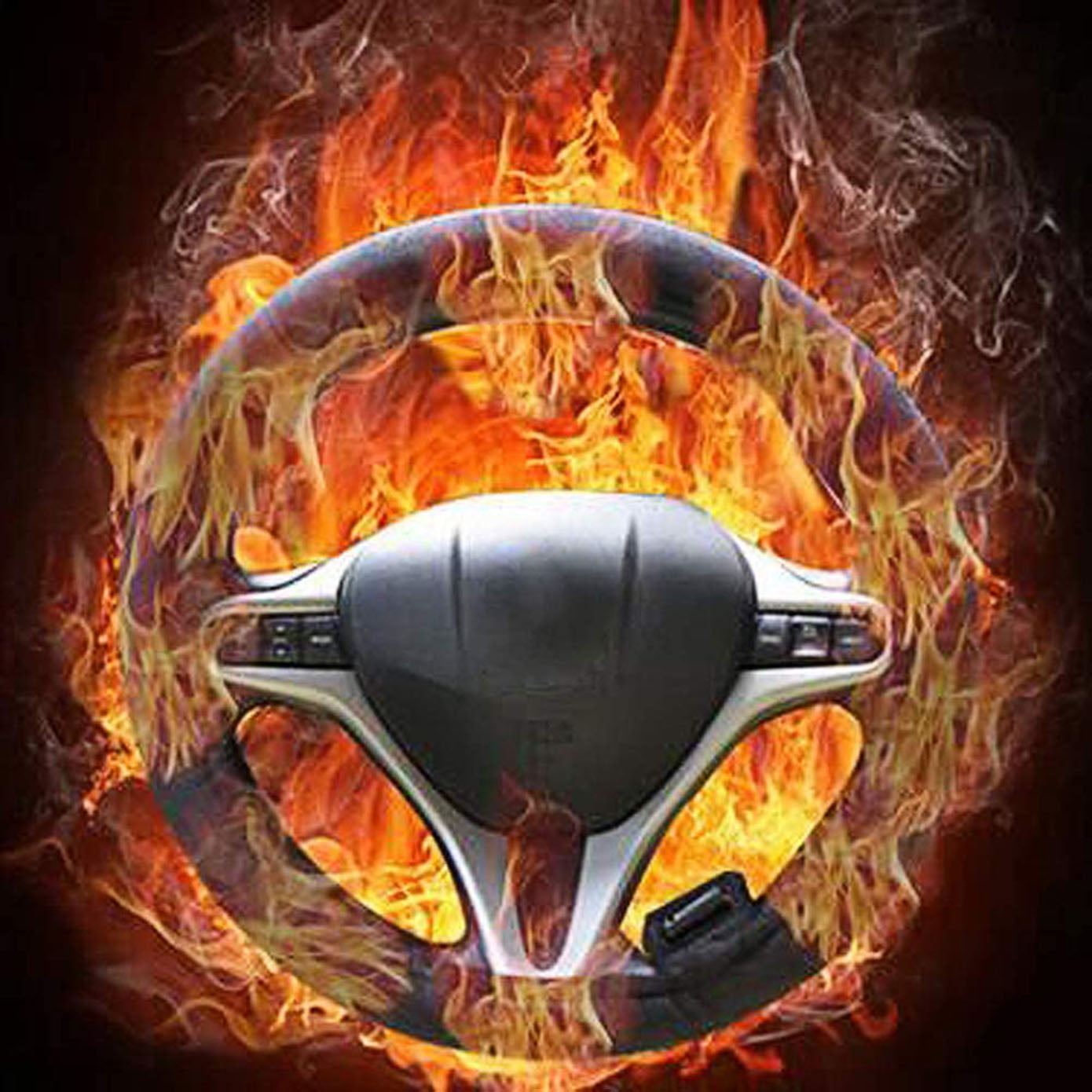 Heated Steering Wheel Cover 12V Auto Steering Wheel Black Protector Cover  Heater 