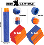 Kids Tactical Vest Kit 2 Pack Compatible with Nerf Guns N-Strike Elite Series with 120 Pcs Refill Darts, 2 Reload Clips, 2 Face Masks, 2 Wrist Bands, 2 Dart Pouchs, 2 Protective Glasses