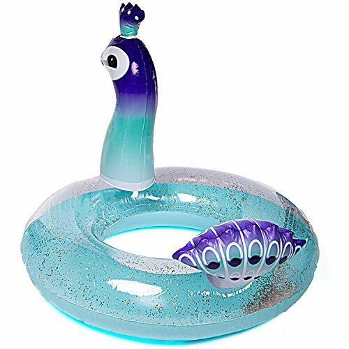 Peacock Swim Ring for Kids and Adults, Outdoor Floating Water Ring, Swimming Pool Ring, (36 Inch)