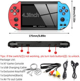 Portable Handed Operation Game Console Classic Retro Video Game Player 300000 HD Pixel, Rechargeable Battery Portable Style Hand Held Game System