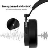 Active Noise Cancelling Wireless Bluetooth Headphones EvoFine 