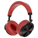 Active Noise Cancelling Wireless Bluetooth Headphones EvoFine Red 