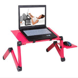 Adjustable Ergonomic Portable Aluminum Laptop Desk - Table Desk Stand With Mouse Pad Laptop Desk EvoFine 