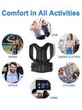 Adjustable Posture Corrector for Men and Women, Spine and Back Support Posture Corrector EvoFine 
