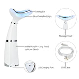 Anti-Aging Face and Neck Massager, Sonic Vibration Therapy Wrinkle Free Neck Device Neck Massager EvoFine 