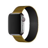 Apple watch bands 40mm, Stainless steel Milanese loop straps For Apple watch watch bands EvoFine Black gold 38mm or 40mm 