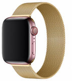 Apple watch bands 40mm, Stainless steel Milanese loop straps For Apple watch watch bands EvoFine Gold 42mm or 44mm 